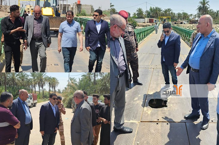 الفريجي للمربد: اطلعنا ميدانيا على جسر سعد (المتهالك) ووجهنا بعقد اجتماع فني لاتخاذ قرار بشأنه