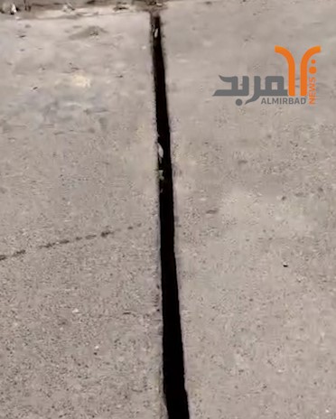 مواطن بصري: ليش يحفرون التبليط والارصفة على مود نت ضوئي بياسين خريبط