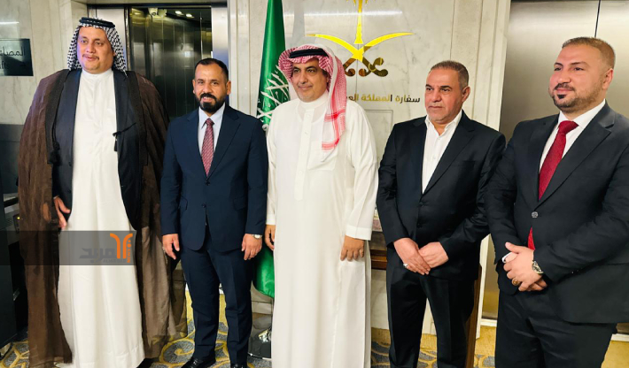مجلس المثنى يؤكد دعم السفارة السعودية في بغداد لفتح منفذ الجميمة