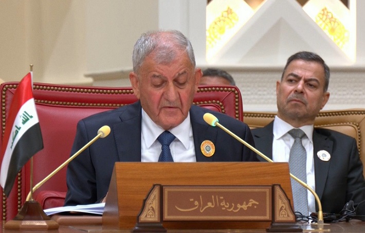 على هامش قمة المنامة 33 .. رئيس الجمهورية يعلن استضافة العراق للدورة (34) للقمة العربية في 2025 