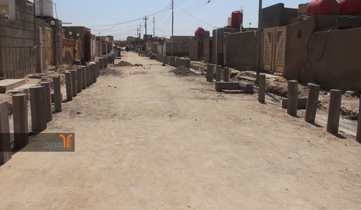 إنجاز 45% من مشروع إنشاء شوارع مخدومة في قضاء البطحاء