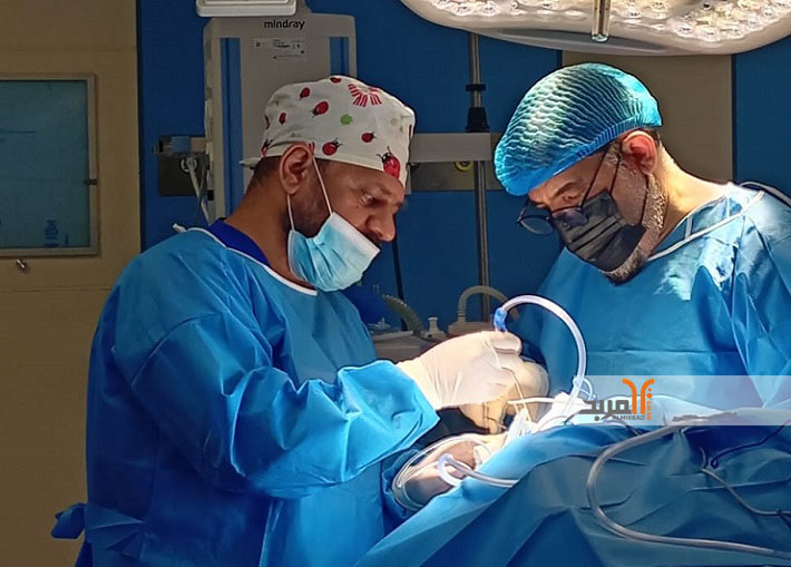 نجاح عملية ترقيع جمجمة في مستشفى النبأ العظيم التخصصي بالبصرة