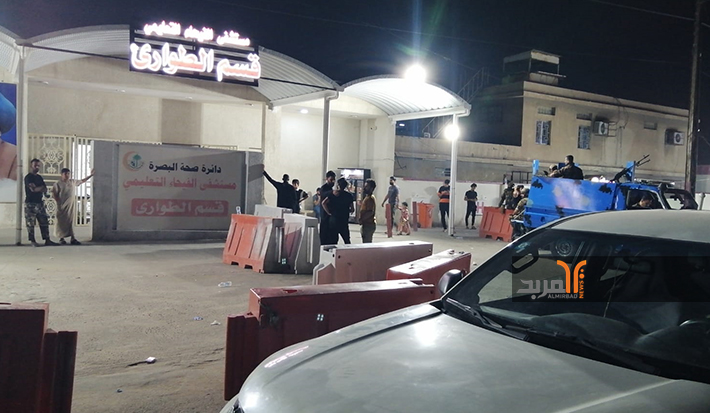 شهود عيان للمربد: مستشفى الفيحاء بالبصرة استقبلت 6 مصابين بالرصاص في حادث سجل بالكرمة 