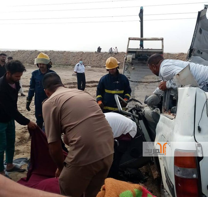 مصرع وإصابة 5 أشخاص في حادث مروري جنوب الناصرية