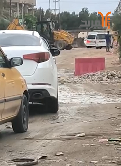 مواطن بصري يطالب الشركة بمنطقة (دور الضباط) بتنسيق قطع الشوارع خلال العمل